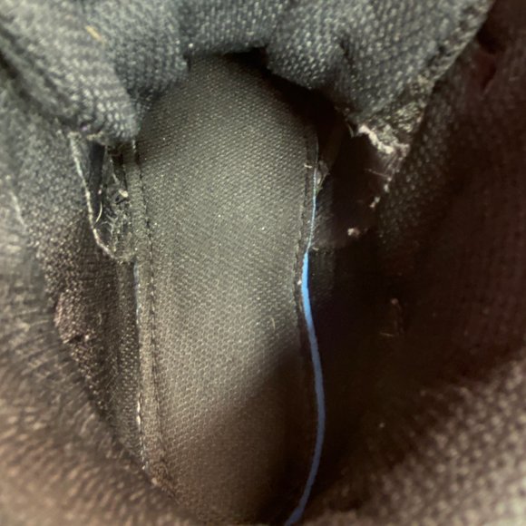 Asics Matcontrol 2 Black Nylon Wrestling Shoe Sneaker Lace Up High Top Mens 7.5M - Picture 4 of 13